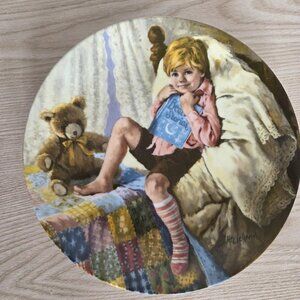 Vintage RECO 1984 Diddle Diddle Dumpling Limited Edition Collector Plate #8199